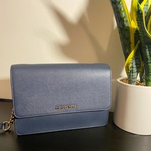 Michael Kors Large Navy Crossbody Purse
